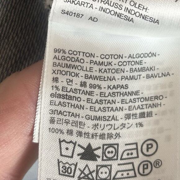 Levis Jean Jacket Womens Size Small Light Wash Trucker Denim Original STAINED - Picture 6 of 13